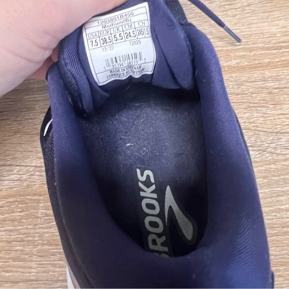Brooks Ghost 15 Running Shoes – Peacoat / Navy / White – Women’s 7.5 - Picture 7 of 7